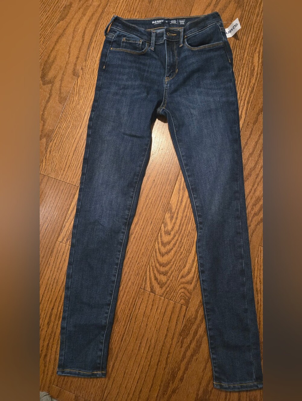 Old Navy Dark Blue Stretch Skinny Jeans - Kids